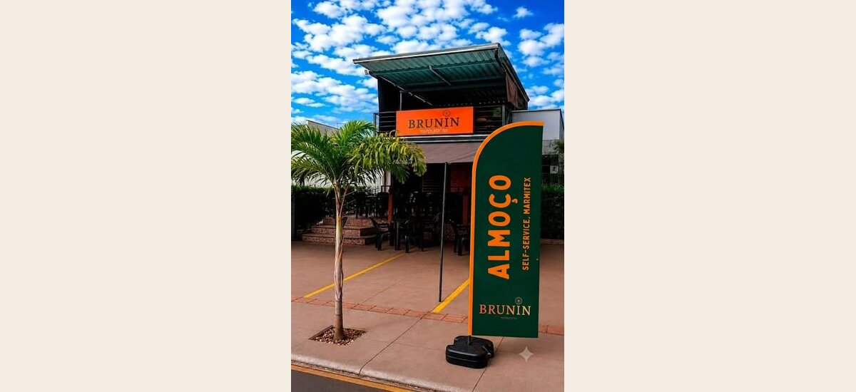 Fachada do Brunin Restaurante